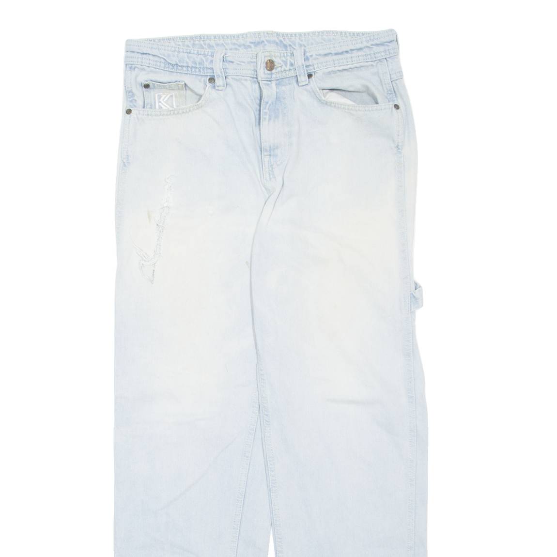KARL KANI Womens Jeans Blue Regular Straight W32 L30