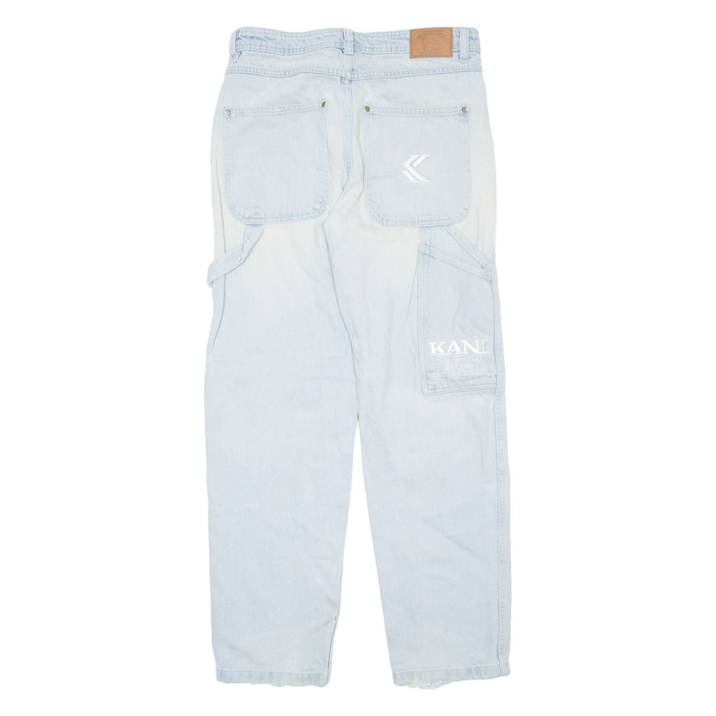KARL KANI Womens Jeans Blue Regular Straight W32 L30
