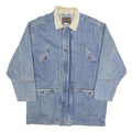 REUNION Mens Blue Denim Jacket S Cotton Casual Button Closure Classic Style