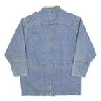 REUNION Mens Blue Denim Jacket S Cotton Casual Button Closure Classic Style
