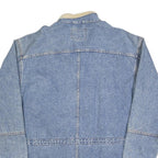REUNION Mens Blue Denim Jacket S Cotton Casual Button Closure Classic Style