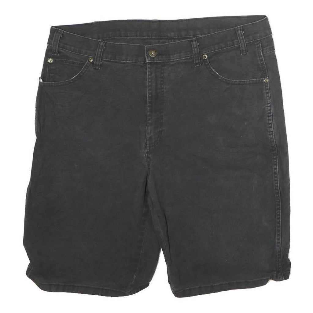 DICKIES Mens Black Cargo Shorts XL W40 Workwear Cotton Casual
