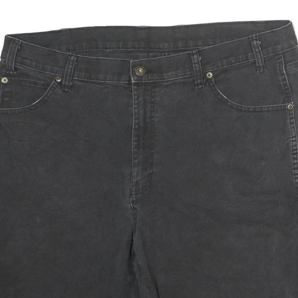 DICKIES Mens Black Cargo Shorts XL W40 Workwear Cotton Casual
