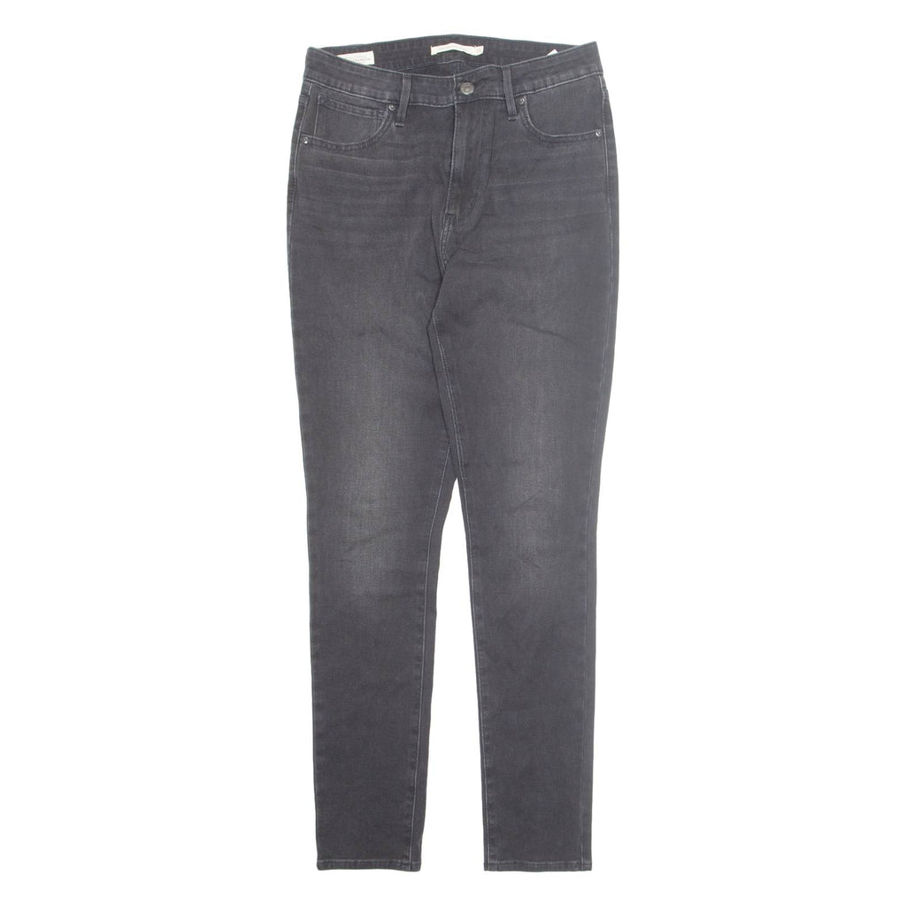 LEVI'S 721 High Rise Skinny Womens Jeans Black Classic Skinny W29 L29
