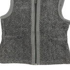 WOOLRICH Womens Grey Zip Jacket Size M Polyester Blend Warm Layering