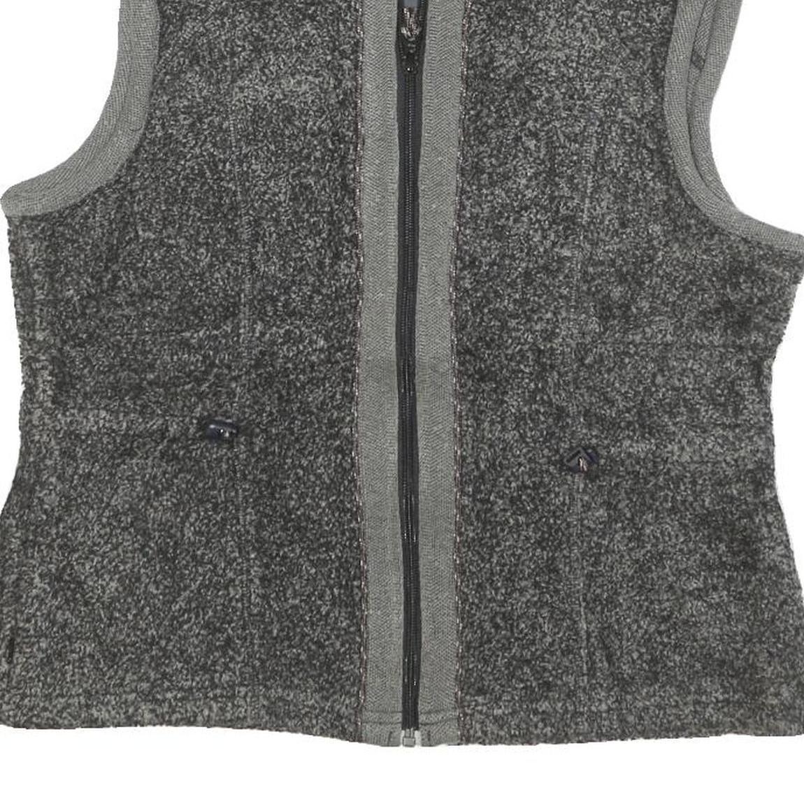 WOOLRICH Womens Grey Zip Jacket Size M Polyester Blend Warm Layering