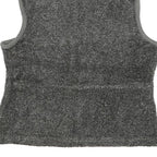 WOOLRICH Womens Grey Zip Jacket Size M Polyester Blend Warm Layering