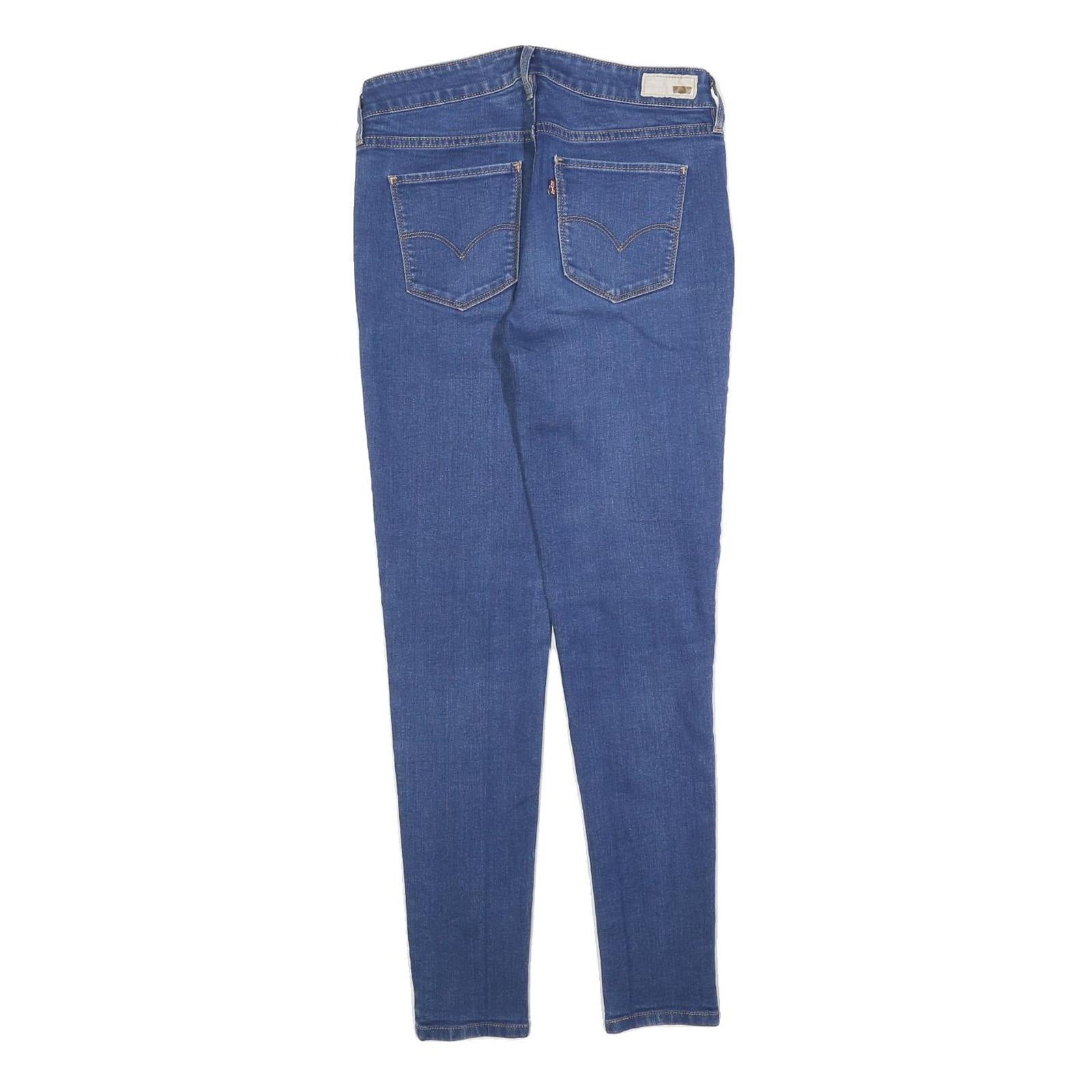 LEVI'S Womens Jeans Blue Slim Skinny Denim W27 L27 Zip Closure