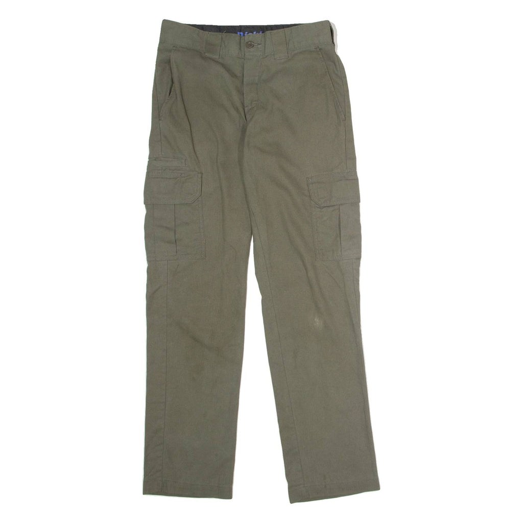 DICKIES Flex Workwear Mens Trousers Grey Slim Straight W30 L32