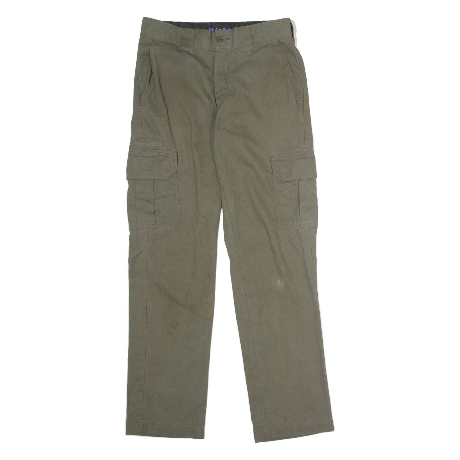 DICKIES Flex Workwear Mens Trousers Grey Slim Straight W30 L32