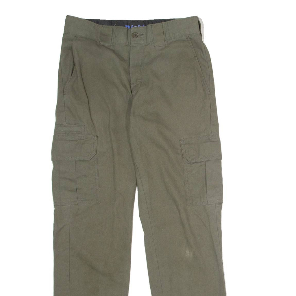 DICKIES Flex Workwear Mens Trousers Grey Slim Straight W30 L32