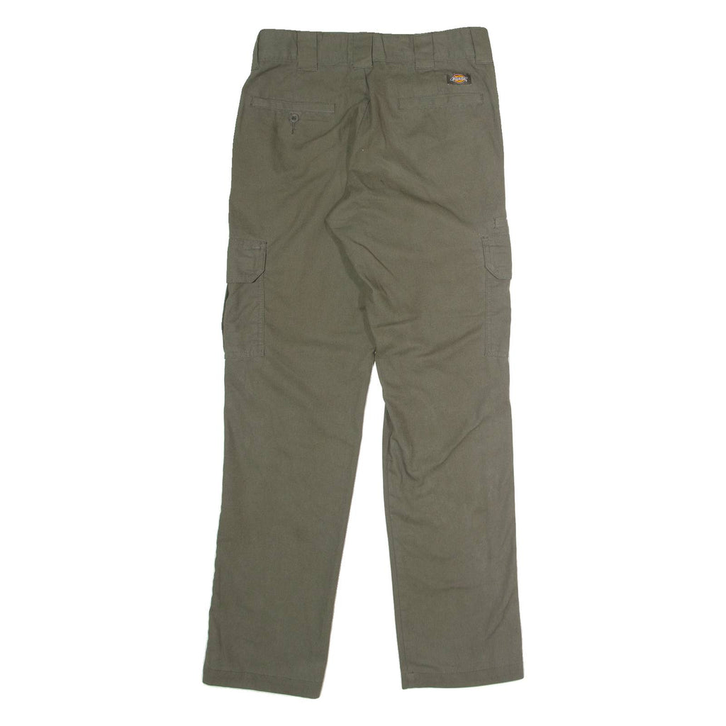 DICKIES Flex Workwear Mens Trousers Grey Slim Straight W30 L32