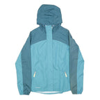 CHAMPION Womens Blue & Teal Lightweight Hooded Jacket XL Polyester Windbreaker