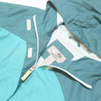CHAMPION Womens Blue & Teal Lightweight Hooded Jacket XL Polyester Windbreaker
