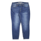 HYDRAULIC Womens Regular Blue Skinny Denim Medium W34 L27 Embroidered Pockets