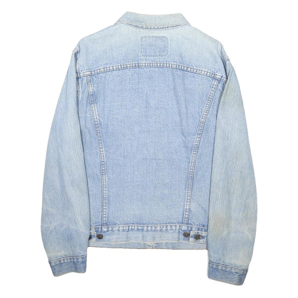 LEVI'S Mens Blue Denim Jacket M Cotton Blend Classic Button Closure Casual