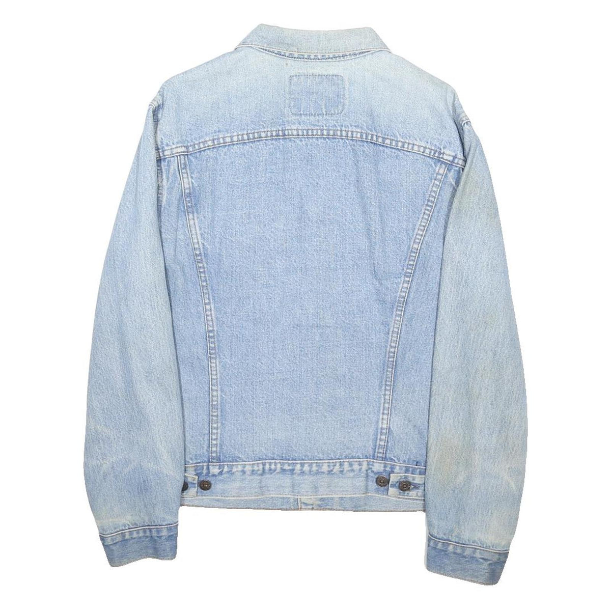 LEVI'S Mens Blue Denim Jacket M Cotton Blend Classic Button Closure Casual
