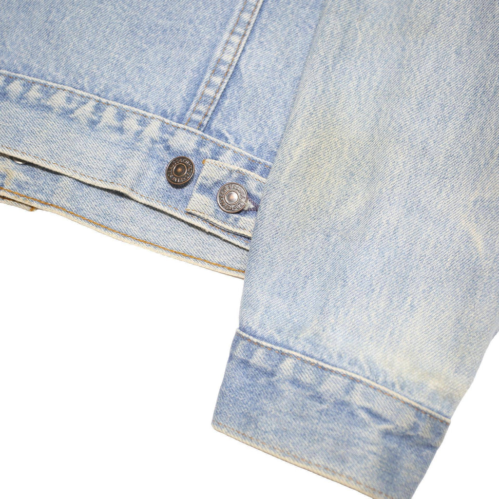 LEVI'S Mens Blue Denim Jacket M Cotton Blend Classic Button Closure Casual