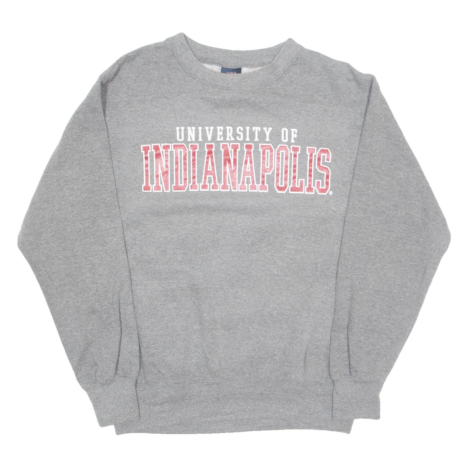 MV SPORT University Of Indianapolis Mens Sweatshirt Grey USA M