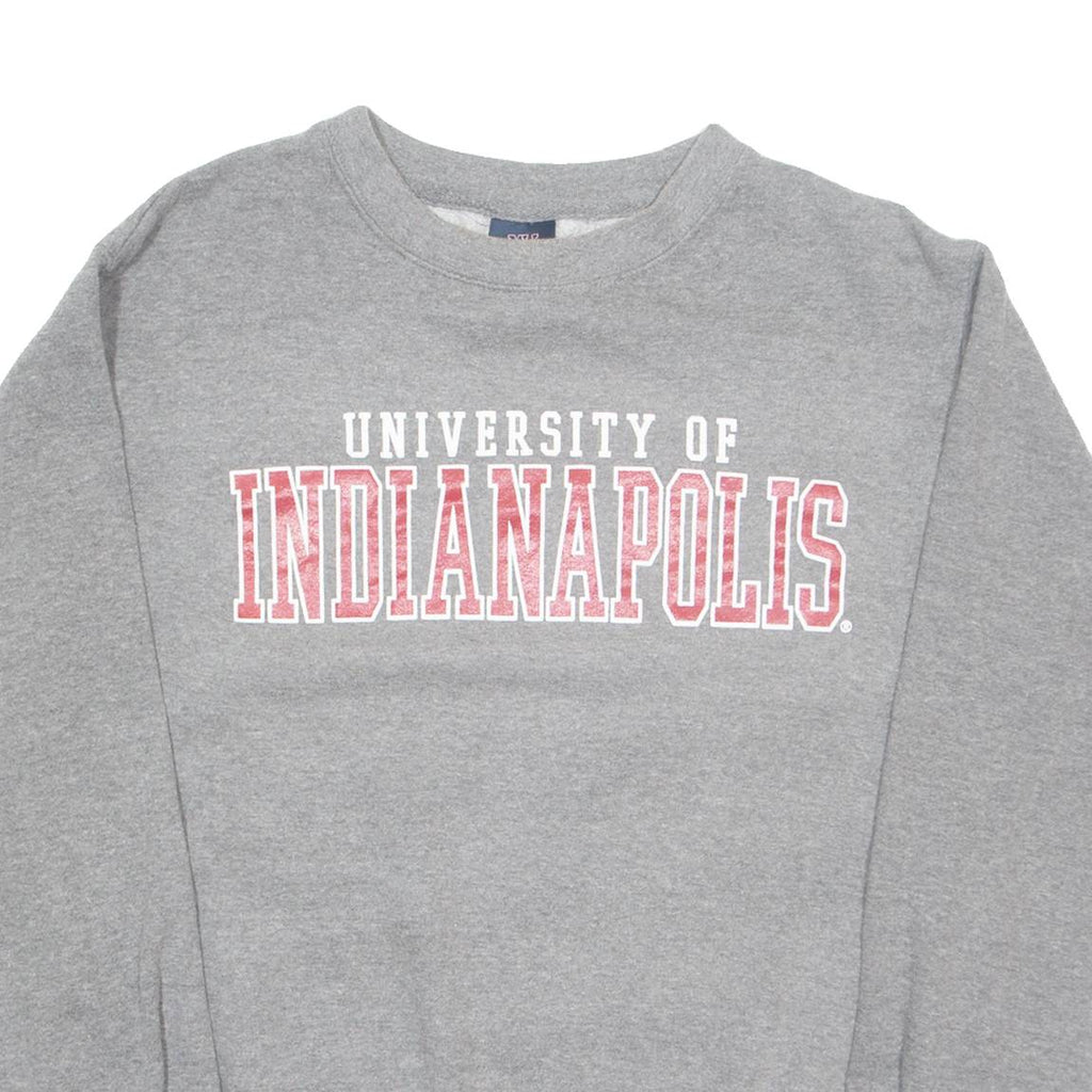 MV SPORT University Of Indianapolis Mens Sweatshirt Grey USA M