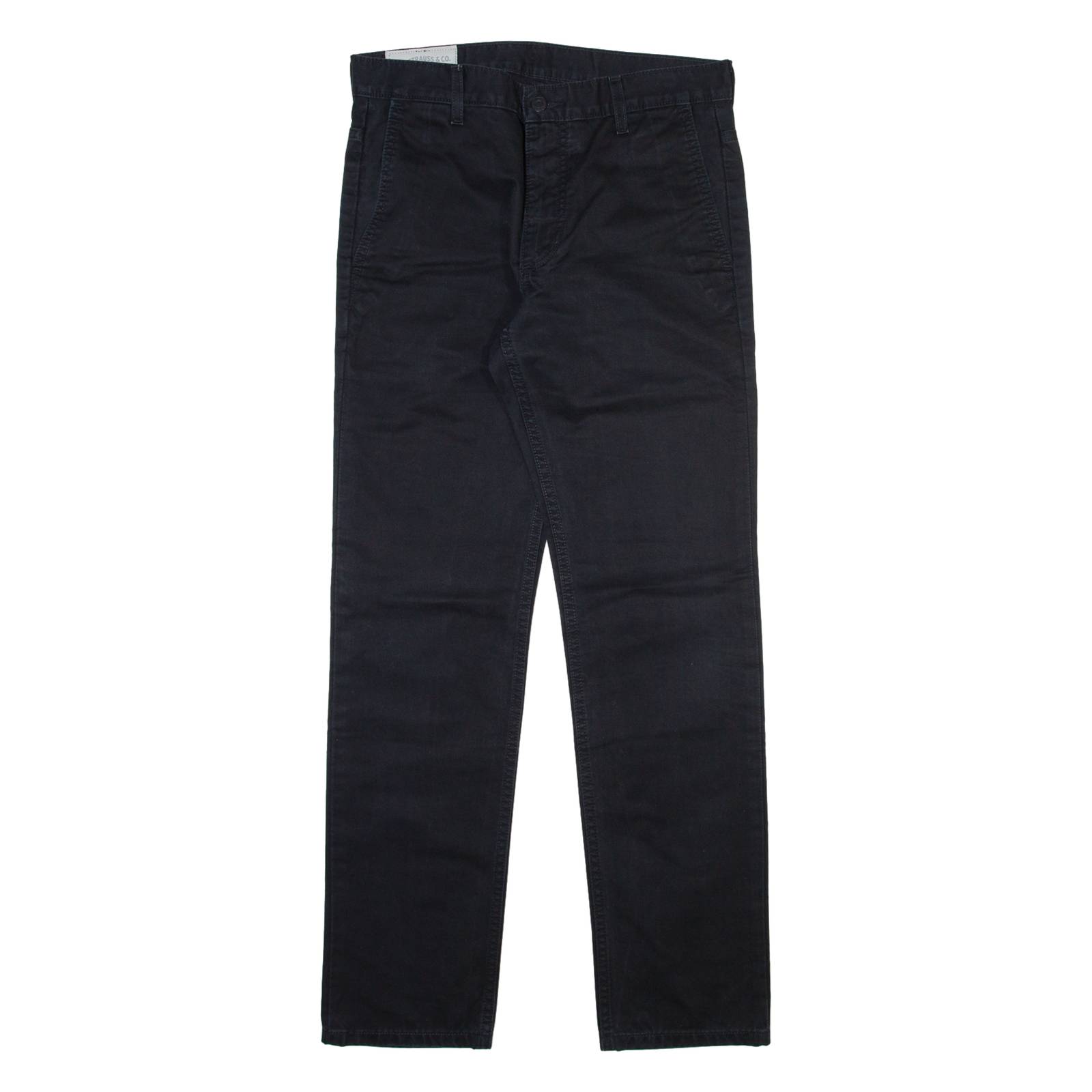 LEVI'S Mens Trousers Black Slim Straight W31 L32