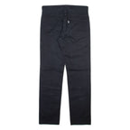 LEVI'S Mens Trousers Black Slim Straight W31 L32