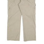 DICKIES Mens Beige Cotton Blend Regular Fit Straight Leg Trousers W36 L30