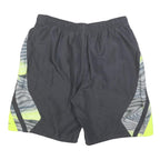 NIKE Mens Black & Neon Green Sports Casual Shorts L W32 Lightweight
