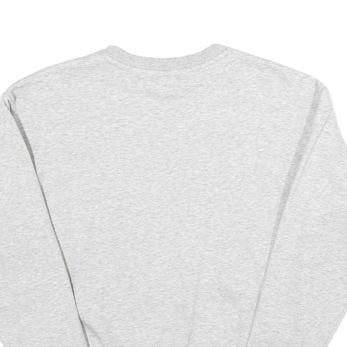 PUMA Mens Grey Cotton Blend Crew Neck Sweatshirt XS Classic Logo Casual