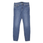 TRUE RELIGION Womens Slim Blue Denim Jeans W28 L28 Zip Pocket Detail Stylish