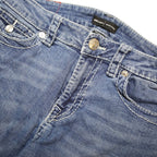 TRUE RELIGION Womens Slim Blue Denim Jeans W28 L28 Zip Pocket Detail Stylish