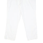 POLO RALPH LAUREN Mens White Regular Fit Straight Cotton Blend Trousers W38 L28