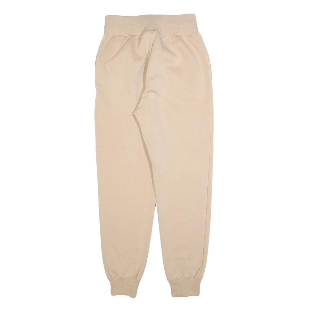 NIKE Womens Joggers Beige S W26 L30 Slim Tapered Cotton Blend Casual Comfort