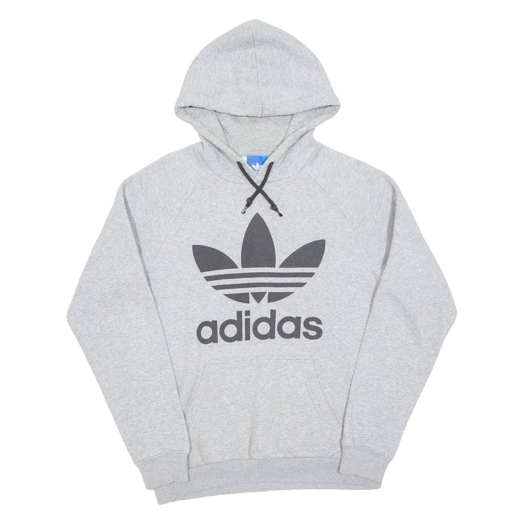 ADIDAS Mens Grey Hoodie S