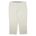 DICKIES Mens Classic Beige Trousers W38 L28 Polyester Blend Zip Closure