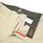 DICKIES Mens Classic Beige Trousers W38 L28 Polyester Blend Zip Closure