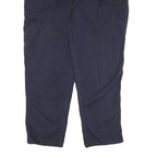 CARHARTT Mens Cotton Blend Navy Regular Fit Straight Leg Trousers W46 L33