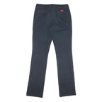 DICKIES Womens Regular Fit Navy Blue Cotton Blend Trousers W30 L32 Casual