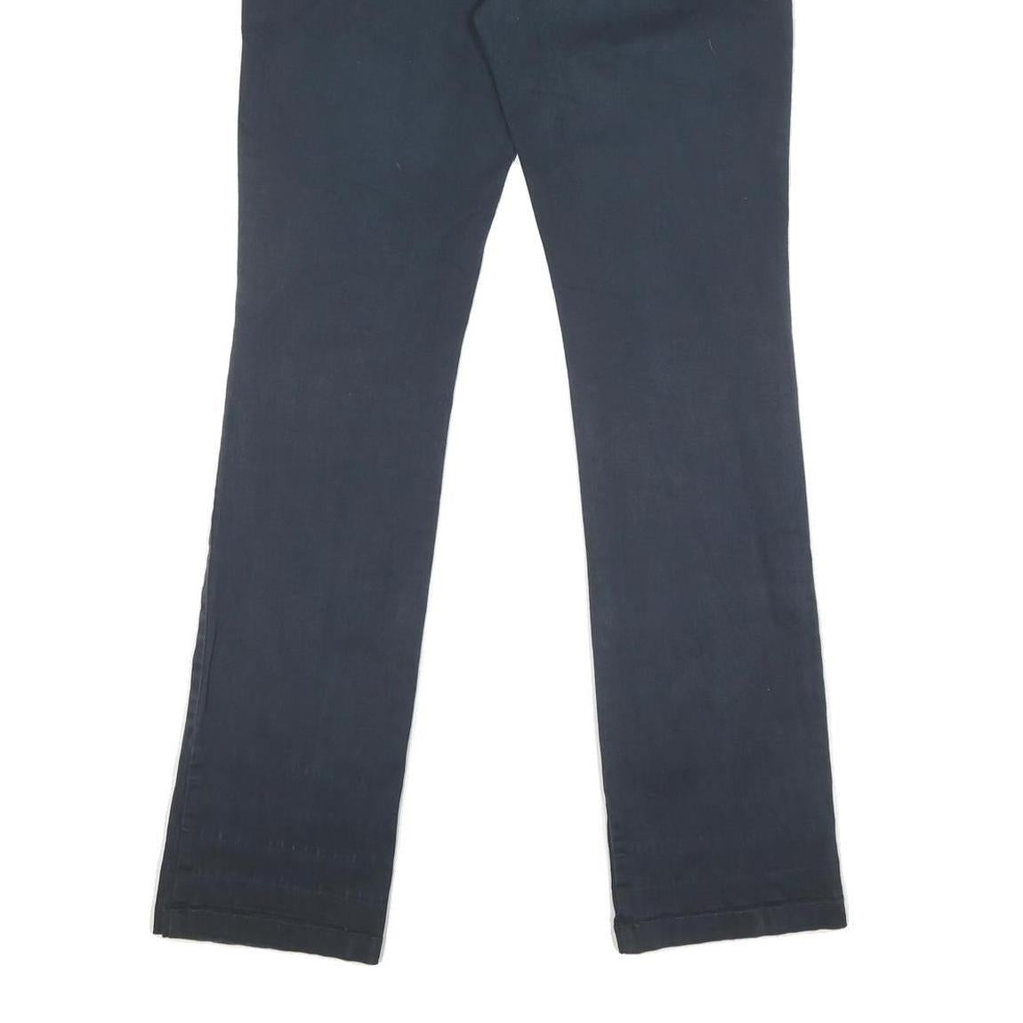 DICKIES Womens Regular Fit Navy Blue Cotton Blend Trousers W30 L32 Casual