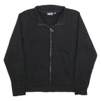 FILA Womens Black Zip Jacket XL Cotton Blend Plain Casual Sportswear