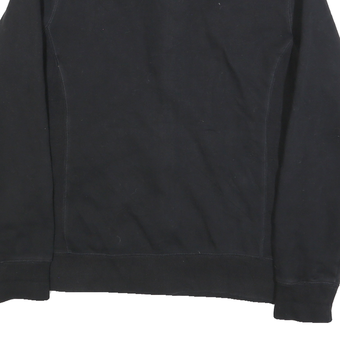 FILA Womens Black Zip Jacket XL Cotton Blend Plain Casual Sportswear