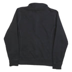 FILA Womens Black Zip Jacket XL Cotton Blend Plain Casual Sportswear