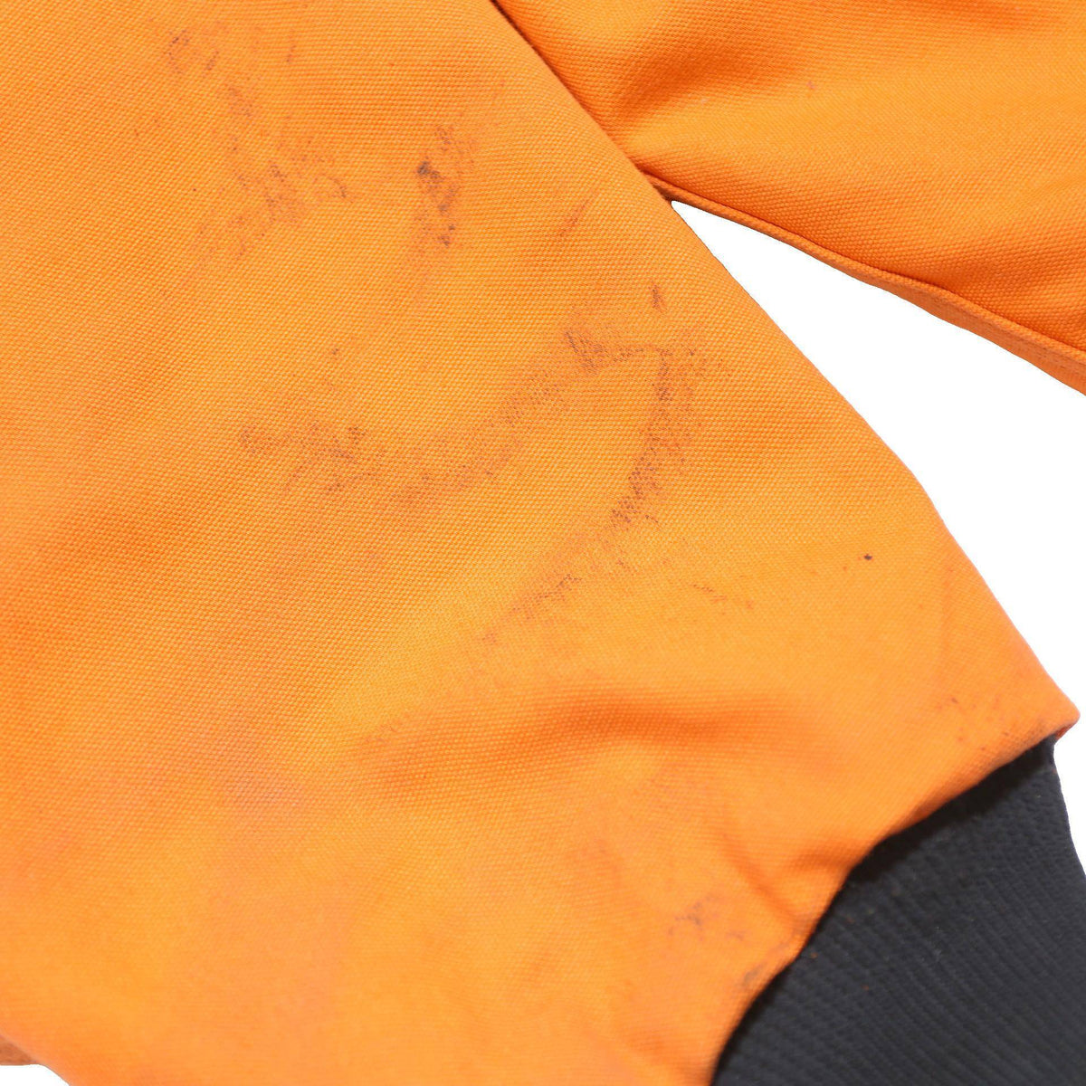 CARHARTT Mens Orange Cotton Zip Hooded Jacket 3XL Workwear Durable Heavyweight