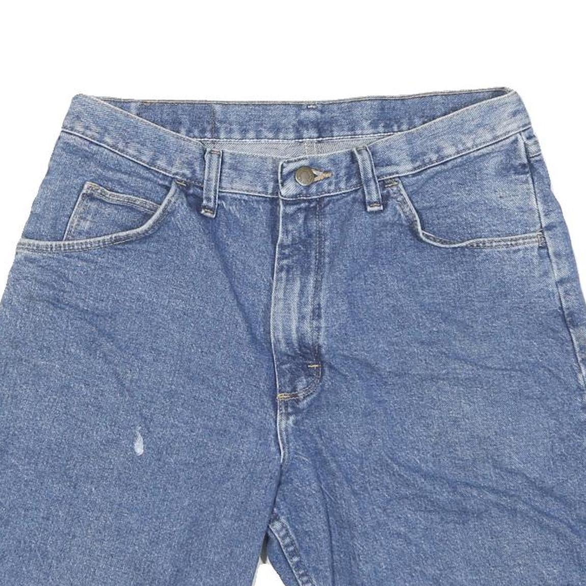 WRANGLER Mens Denim Blue Casual Shorts XL W32 Cotton Blend Relaxed Fit