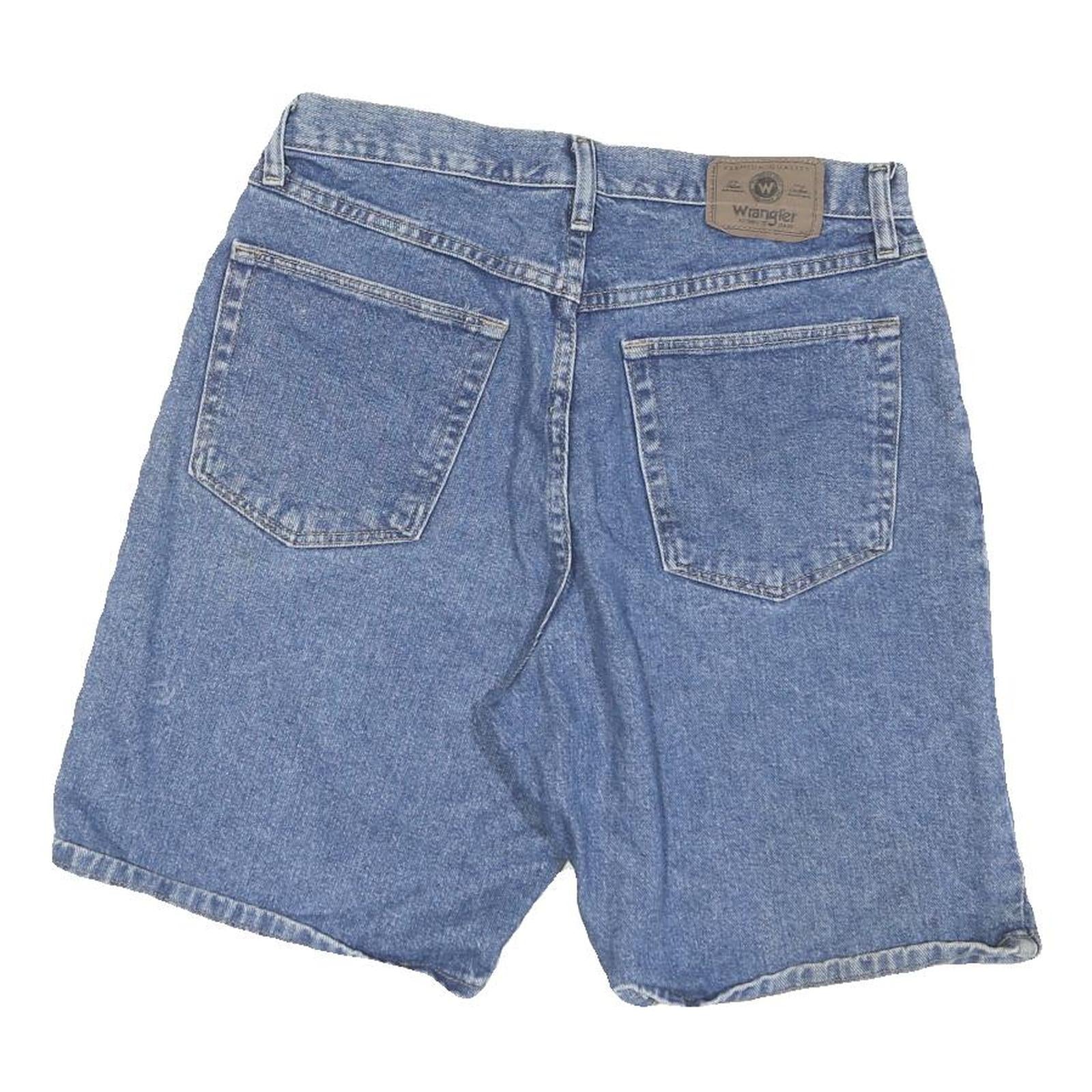 WRANGLER Mens Denim Blue Casual Shorts XL W32 Cotton Blend Relaxed Fit