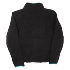 FILA Womens Fleece Black Button Neck XL