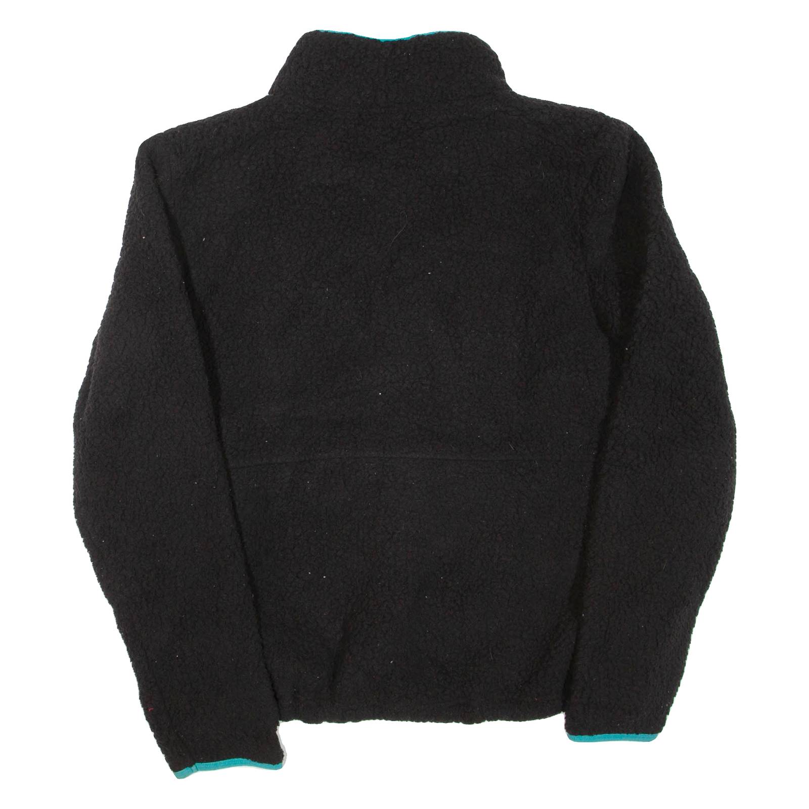 FILA Womens Fleece Black Button Neck XL