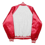 WINDLESS Mens Red & White Heritage Christian Conquerors Button Jacket L