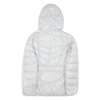 PUMA Womens Puffer Jacket Grey Hooded UK 12