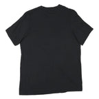 ADIDAS Mens Black T-Shirt M Short Sleeve Crew Neck Logo Graphic Plain